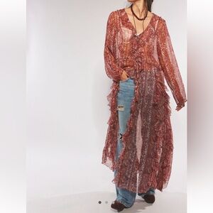 FREE PEOPLE 
Samantha Chiffon Maxi Top - SOLD OUT